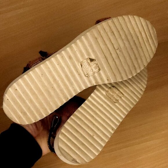 Call It Spring Womens Southwestern Hook and Loop Strap Sandals 7.5 - Picture 6 of 8